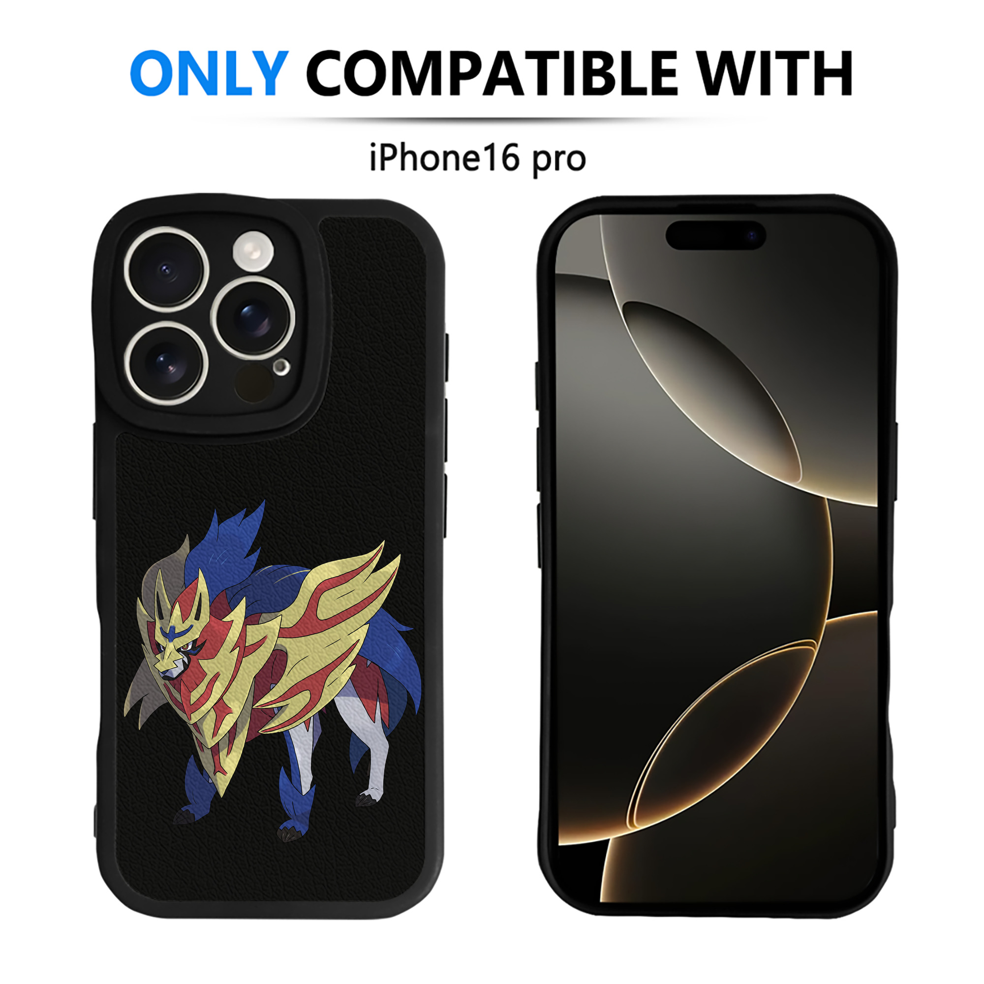 （画像用） ポケットモンスター Pokémon 【iPhone 16シリーズ対応】シリコンスマホケース（レザー調） 材質：シリコン